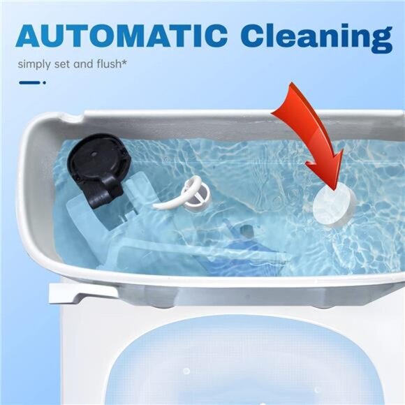White Toilet Bowl‎ Cleaner Tablets 12 PACK, Automatic Toilet Bowl Cleaners - Picture 5 of 6